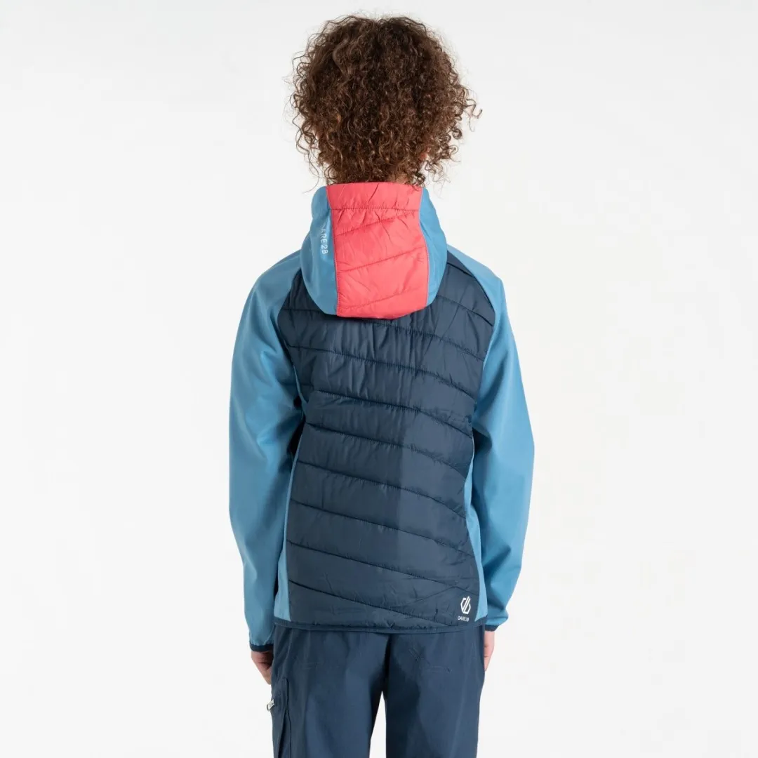 Kinderjacke Dare2b EXPLORE HYBRID blau/rosa 164