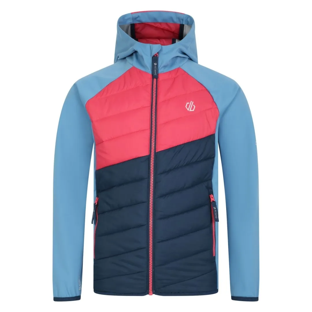 Kinderjacke Dare2b EXPLORE HYBRID blau/rosa 164